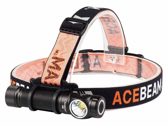Acebeam H15 LED Headlamp - CREE XHP70.2 - 2500 Lumens - Includes 1 x 18650 - Tan
