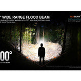 Acebeam H16 Lightweight LED Headlamp - Includes 1 x USB-C Rechargeable 14500 - 900 to 650 Lumens - 6500K to 5000K Color Temperature