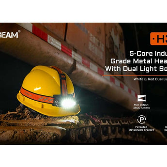 Acebeam H35 USB-C Rechargeable LED Headlamp - 2600 Lumens - Includes 1 x 18650