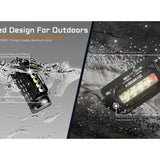 Acebeam H35 USB-C Rechargeable LED Headlamp - 2600 Lumens - Includes 1 x 18650