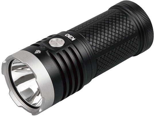 Acebeam K30 LED Flashlight - CREE XHP70.2 - 5200 Lumens - 6000K - Uses 3 x 18650 - Black