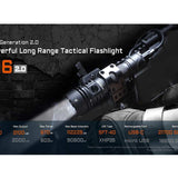 Acebeam L16 2.0 USB-C Rechargeable LED Flashlight - Luminus SFT-40 - 2100 Lumens - Includes 1 x 21700