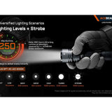 Acebeam L16 2.0 USB-C Rechargeable LED Flashlight - Luminus SFT-40 - 2100 Lumens - Includes 1 x 21700