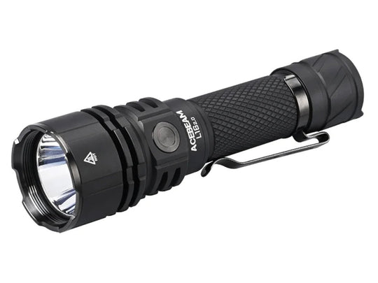 Acebeam L16 2.0 USB-C Rechargeable LED Flashlight - Angled View