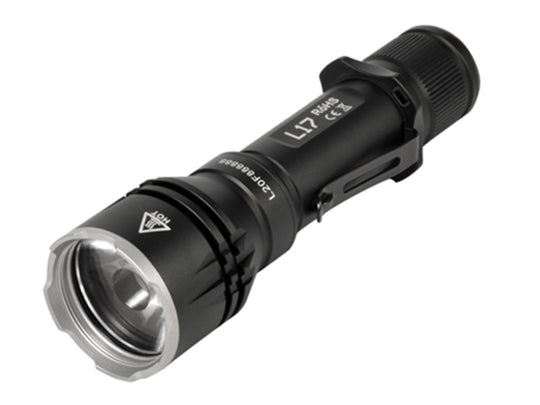 Acebeam L17 Long Range Tactical LED Flashlight - White or Green LED - 1400 or 2000 Lumens - Uses 1 x 18650