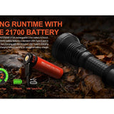 Acebeam L19 2.0 Long Range LED Flashlight - 2200 Lumens - Includes 1 x 21700 - White or Green LEDs