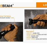 Acebeam L35 Tactical LED Flashlight - 5000 Lumens - Uses 1 x 21700 (not included) - CREE
