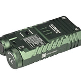 Acebeam Terminator M2 LED Flashlight - 2000-Lumen High CRI Black or 3200-Lumen Cool White OD Green - Includes 1 x USB-C Rechargeable 18650