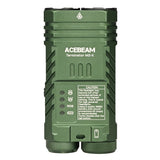 OD Green Acebeam M2-X with RGB LED Flashlight - Vertical Front View