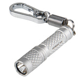 Acebeam M20 Flashlight - CREE XP-G3 LED - 150 Lumens - Uses 1 x AAA - Silver