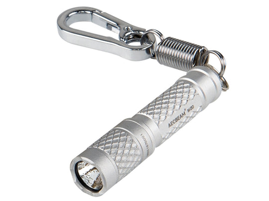 Acebeam M20 Flashlight - CREE XP-G3 LED - 150 Lumens - Uses 1 x AAA - Silver