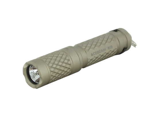 Acebeam M20 Flashlight - CREE XP-G3 LED - 150 Lumens - Uses 1 x AAA - Tan