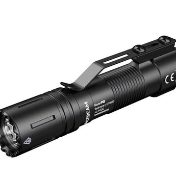 Acebeam P15 Rechargeable LED Flashlight - 1700 Lumens - Luminus SFT40 HI - Includes 1 x 18650 - Black, Green, Dark Green, Orange