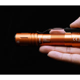 Acebeam P15 Rechargeable LED Flashlight - 1700 Lumens - Luminus SFT40 HI - Includes 1 x 18650 - Black, Green, Dark Green, Orange