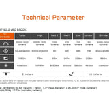 Acebeam P20 USB-C Rechargeable LED Searchlight - 5500 Lumens - Luminus SBT-90.2 or SFT-90X - Includes High-Capacity Li-ion Battery Pack
