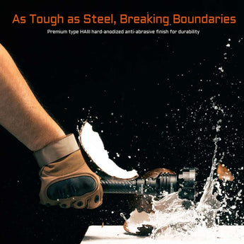 Acebeam P20 USB-C Rechargeable LED Searchlight - 5500 Lumens - Luminus SBT-90.2 or SFT-90X - Includes High-Capacity Li-ion Battery Pack