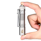 Acebeam Pokelit AA LED Flashlight - 500 Lumens - Nichia 519A - High CRI - Includes 1 x USB-C Rechargeable 14500 - Copper or Titanium - Copper, Damascus, or 10th Anniversary Edition