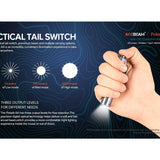 Acebeam Pokelit AA LED Flashlight - 500 Lumens - Nichia 519A - High CRI - Includes 1 x USB-C Rechargeable 14500 - Copper or Titanium - Copper, Damascus, or 10th Anniversary Edition