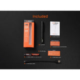 Acebeam PT20 LED Penlight - 500 Lumens - Luxeon HL4X - Includes 1 x 10880 - Black or Silver