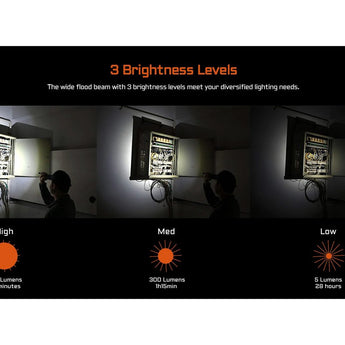 Acebeam PT20 LED Penlight - 500 Lumens - Luxeon HL4X - Includes 1 x 10880 - Black or Silver