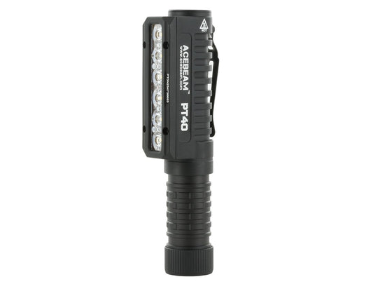 Acebeam PT40 Multipurpose Work LED Flashlight - 6 x Samsung LH351D LEDs - 3000 Lumens - Includes 1 x 18650 w/ USB-C Port