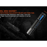 Acebeam Rider RX EDC LED Flashlight - 650 Lumens - NICHIA 219F - Includes 1 x USB-C Rechargeable 14500 - Rainbow, Blue