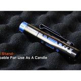 Acebeam Rider RX EDC LED Flashlight - 650 Lumens - NICHIA 219F - Includes 1 x USB-C Rechargeable 14500 - Rainbow, Blue