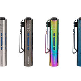 Acebeam Rider RX EDC LED Flashlight - 650 Lumens - NICHIA 219F - Includes 1 x USB-C Rechargeable 14500 - Rainbow, Blue