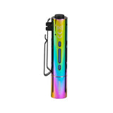 Acebeam Rider RX EDC LED Flashlight - 650 Lumens - NICHIA 219F - Includes 1 x USB-C Rechargeable 14500 - Rainbow, Blue
