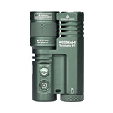 Acebeam Terminator M1 Dual Head LEP and LED Flashlight - 6500K or 5000K - Gray, Green, or MAO Marble Finish - Includes 1 x USB-C Rechargeable 21700