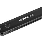 Black Acebeam UC20 USB-C Rechargeable EDC LED Flashlight - Angled View