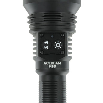Acebeam W35 USB-C Rechargeable Zoom LEP Flashlight - 800 Lumens - Includes 1 x 21700