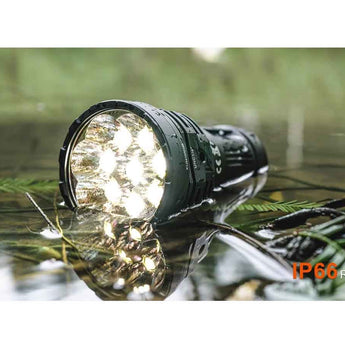 Acebeam X50 High Intensity USB-C Rechargeable Handheld Searchlight - 8 x CREE XHP70.2 - 40000 or 38000 Lumens - 6500K or 5000K - Uses Built-In 10.8V 4250mAh Li-ion Battery Pack