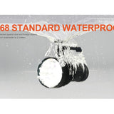 Acebeam X75 USB-C Rechargeable LED Searchlight - CREE XHP70.2 HI - 80000 Lumens - Uses Built-in 14.4V 61.2Wh Li-ion Battery Pack - Black