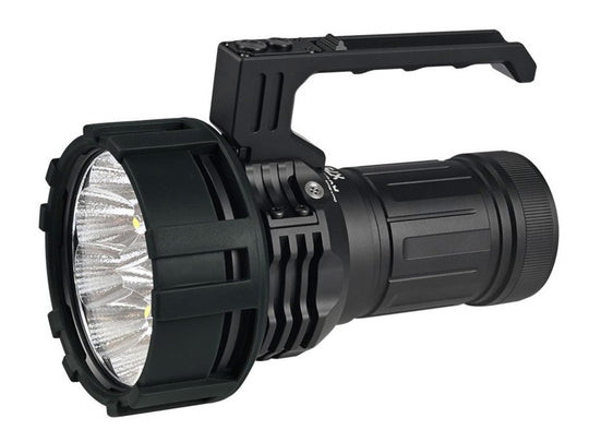 Acebeam X75 USB-C Rechargeable LED Searchlight - CREE XHP70.3 HI - 67000 Lumens - Uses 14.4V 61.2Wh Li-ion Battery Pack - Black or MAO Marble Finish