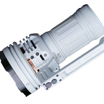 Acebeam X75 USB-C Rechargeable LED Searchlight - CREE XHP70.3 HI - 67000 Lumens - Uses 14.4V 61.2Wh Li-ion Battery Pack - Black or MAO Marble Finish