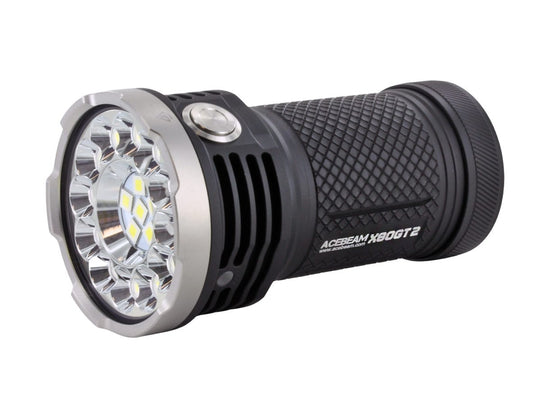 Acebeam X80-GT 2 Led Flashlight - Angled View
