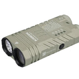 Acebeam M2-X with RGB LED Flashlight - Angled View