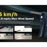 Nitecore AD10 Professional Cord-Free Electric Air Duster - High CRI LED - Uses Built-in 28.86Wh Li-ion Battery Pack