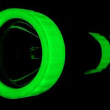 AELight Xenide Rubber Hand Grip and Lens Set - Fits AEX15, AEX20 & AEX25 - Black or Glow-in-the-Dark