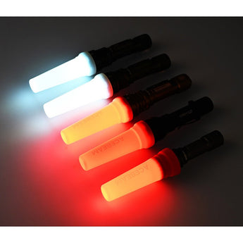 Acebeam ASTW-01 Silicone Traffic Wand for the Defender P16, P17, L17, E75 and L16 2.0 - Red or White