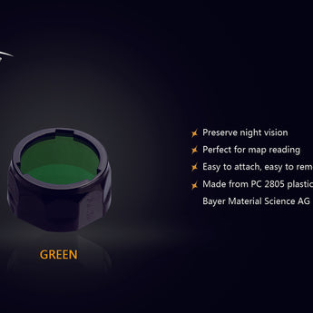 Fenix Filter Adapter for PD35, PD12, and UC40 UE - Available in Green and Blue