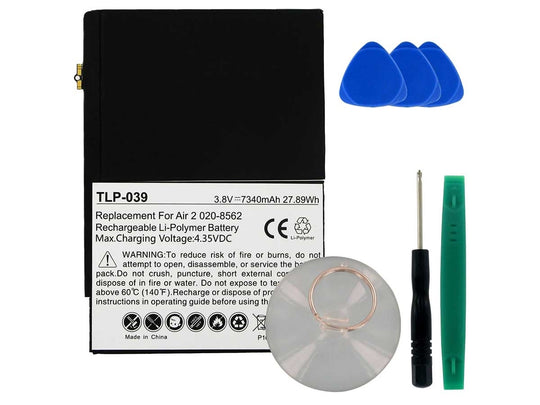 Empire 020-8562 3.8V 7340mAh Lithium Polymer (Li-Poly) Battery for Apple iPad Air 2