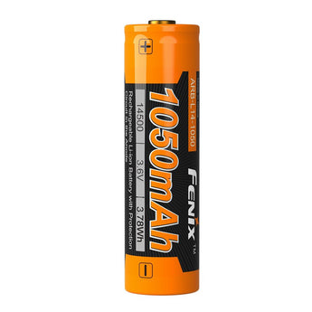 Fenix ARB-L14-1050 14500 1050mAh 3.6V Protected 2A Lithium Ion (Li-ion) Button Top Battery