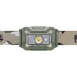 Petzl Aria 1 RGB LED Headlamp - 350 Lumens - White, Red, Green and Blue LED - Includes 3 x AAA - Black, Camo, or Desert Tan