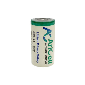 AriCell SCL-14 C-cell 8500mAh 3.6V Lithium Thionyl Chloride (LiSOCI2) Button Top Battery - Bulk