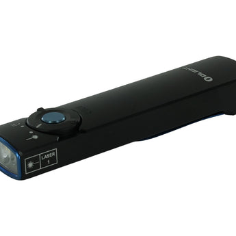 Olight Arkfeld LED Flashlight - 1000 Lumens - 6500K Cool White or 5000K Neutral White - Green Laser - Black and Additional Colors