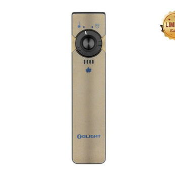 Olight Arkfeld LED Flashlight - 1000 Lumens - 6500K Cool White or 5000K Neutral White - Green Laser - Black and Additional Colors