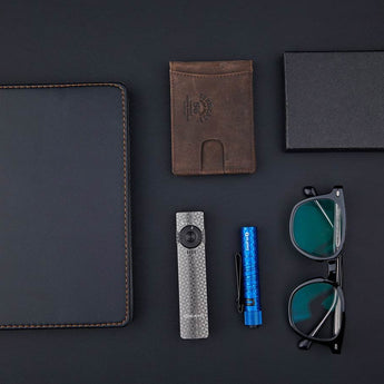 Olight Arkfeld LED Flashlight - 1000 Lumens - 6500K Cool White or 5000K Neutral White - Green Laser - Black and Additional Colors