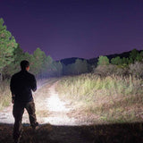 Olight Arkfeld Pro Rechargeable LED Flashlight - 1300 Lumens - Cool White or Neutral White LED - 365nm UV - 520nm Green Laser - Uses Built-in 1500mAh Li-Poly Battery Pack - Black and Additional Colors